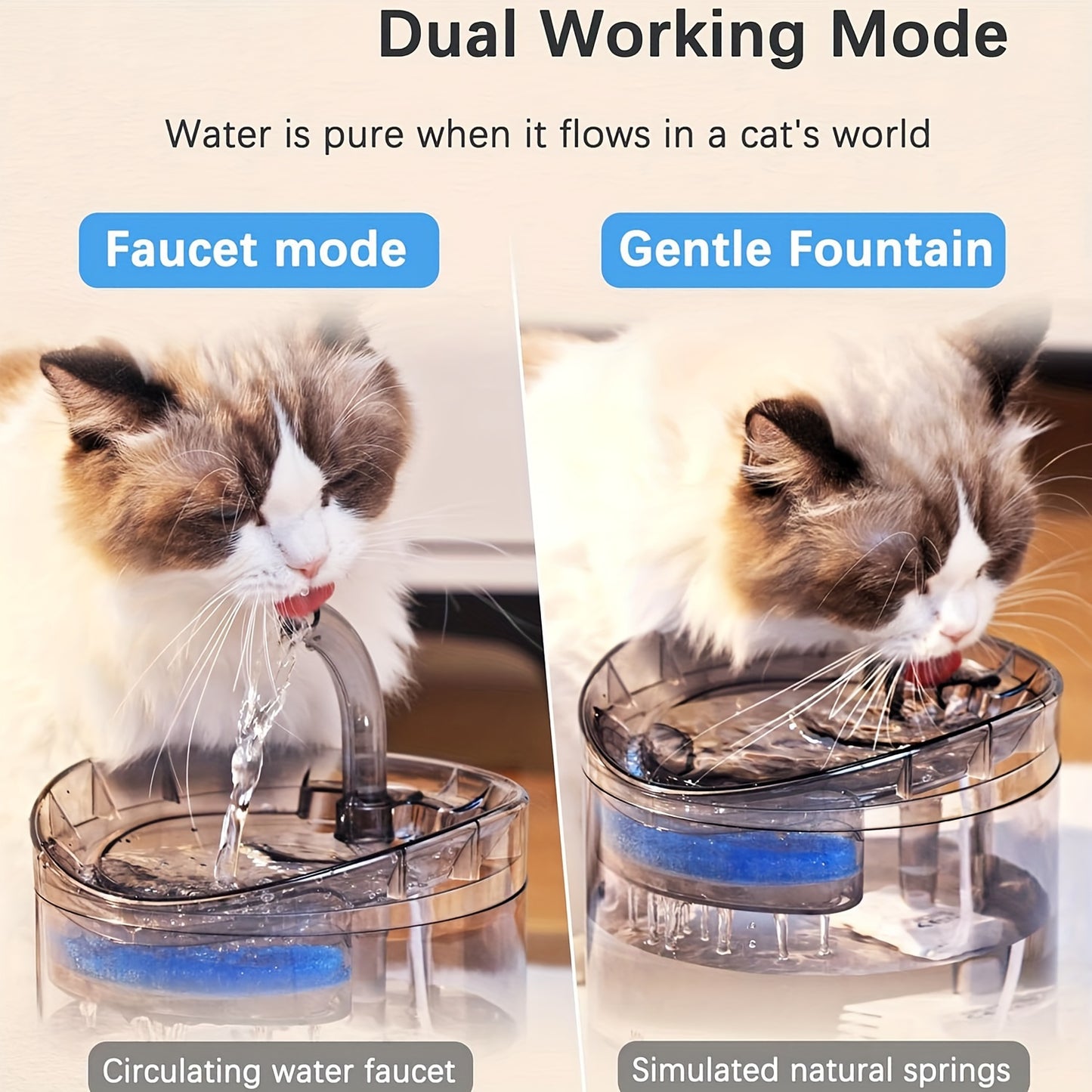 ChatEau™ Bebedero Fuente Automática de Agua para Gatos