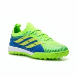 Zapatilla de fútbol verde azul