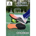 Zapatilla de fútbol Anda HD-287 blanco naranja