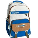 Mochila Azul Philosophy Never de Nailon Porta Laptop