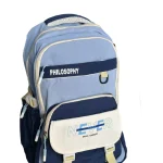 Mochila Azul Claro Philosophy Never Porta Laptop