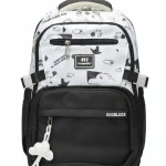 Mochila Blanca y Negra Goodluck Porta Laptop