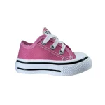 Zapatilla de Lona Infantil Rosada N01183
