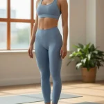Leggins Deportivos Rose MT20 Celeste