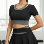 Top Deportivo Rose JYMD035 Negro