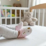 Zapatilla de bebé primeros pasos tipo conejo rosado - Modelo 003